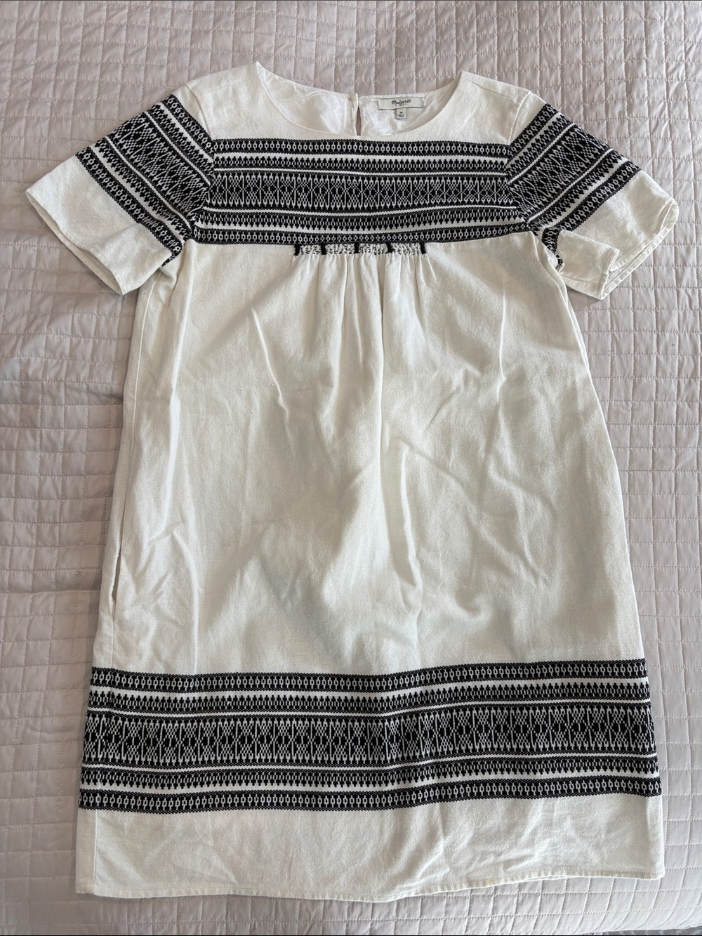 Madewell Cabana Jacquard Shift Dress